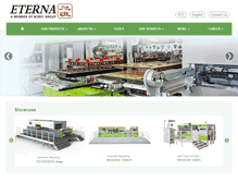 Tablet Screenshot of eterna-group.com